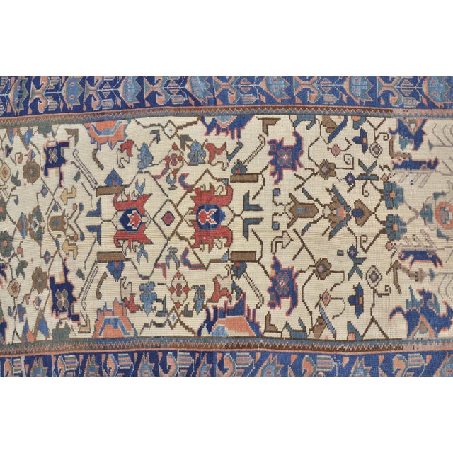Geometric Vintage Anatolian Carpet For Sale In Phoenix - Image 6 of 10
