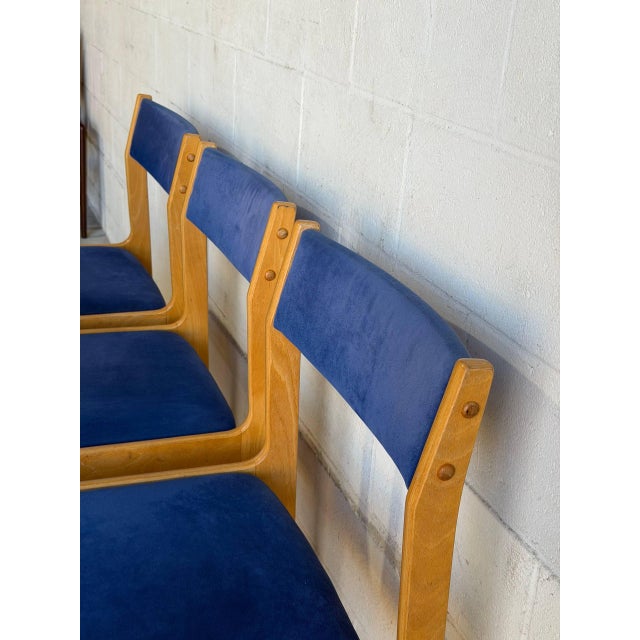 Mid 20th Century Set of 5 Danish Modern Dining Chairs in the Style of Erik Buch For Sale - Image 10 of 11