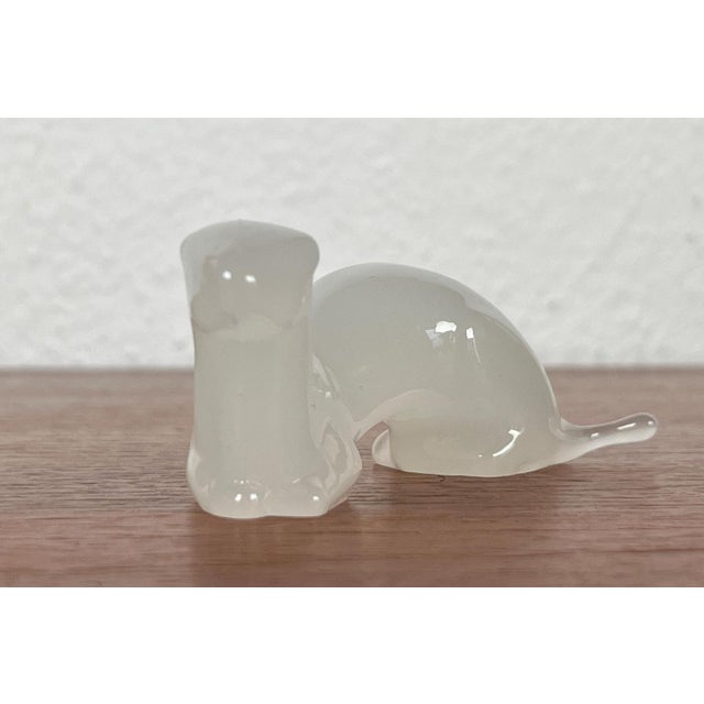 Vintage Art Glass Otter Figurine from Hadeland, Norway For Sale - Image 10 of 14