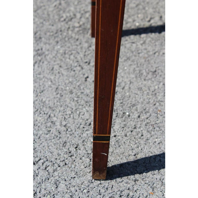Kittinger Mahogany Brandy Board Server With Bellflower Inlay For Sale - Image 9 of 15