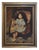 Nicola del Basso, Child on Armchair, 21st Century, Oil on Canvas For Sale