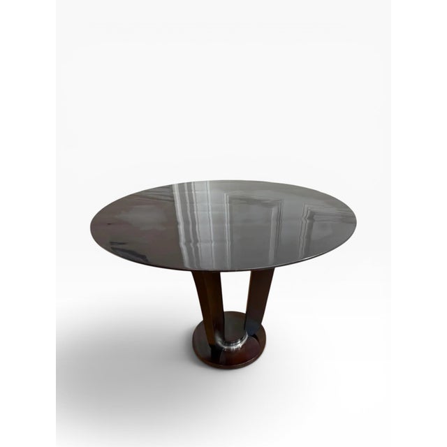 Brown Barbara Barry Gueridon Mahogany Side Table for Baker Furniture For Sale - Image 8 of 14
