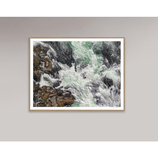 Not Yet Made - Made To Order "AV_Rhine_Falls_053" Contemporary Aerial View Limited Edition Photograph by Bernhard Lang For Sale - Image 5 of 8