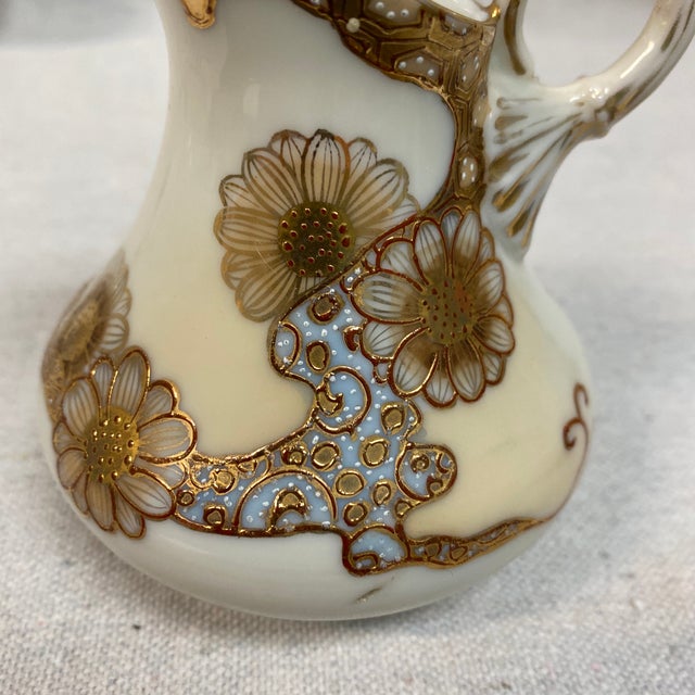 Japanese Seto Ware Creamer Pitcher For Sale - Image 10 of 12