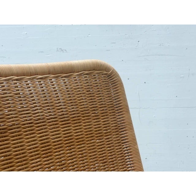 Cantilever Chair Set in Rattan and Chrome Frame by Anton Lorenz for Tecta, 1970s, Set of 6 For Sale - Image 14 of 17