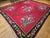 Mid 20th Century Vintage Turkish Bessarabian Kilim, Handwoven Wool, Floral Pattern, Red & Black, 11x13 For Sale - Image 5 of 13