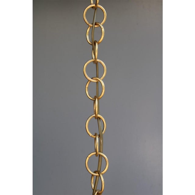 Lantern in Engraved Crystal and Brass, Italy, 1950s For Sale - Image 13 of 18