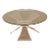 Post Modern Round Glass Top Acrylic Base Butterfly Coffee Table For Sale