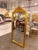 Wood Vintage French Louis XV Arched Rectangle Rococo Floor Mirror For Sale - Image 7 of 7