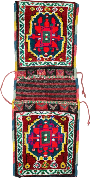 Vintage Persian Kurd Saddlebag – Size: 1' 1" X 3"