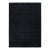 Contemporary Indian Cut & Loop Pile Wool and Bamboo Silk Rug in Midnight Black For Sale