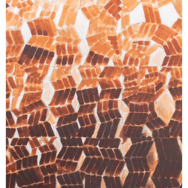 Abstract Joseph Gardella Geometric Composition Gouache For Sale - Image 3 of 8
