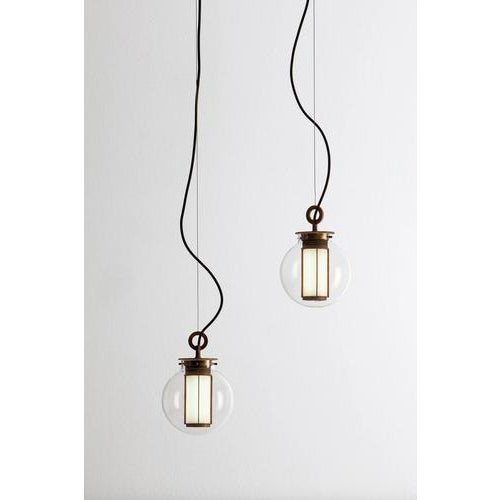 Steel and Glass Bai T Di Di Suspension Lamp by Neri and Hu for Pararachilna For Sale - Image 10 of 13