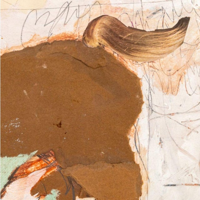 Contemporary Domenick Capobianco Mixed Media Collages, 3 For Sale - Image 3 of 10