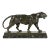 French Antique Bronze Sculpture "Walking Tiger" by Antoine-Louis Barye, Barbedienne For Sale