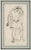 Male Figure - China Ink Drawing by A.-F. Cals - Late 19th Century Late 19th Century For Sale - Image 3 of 4