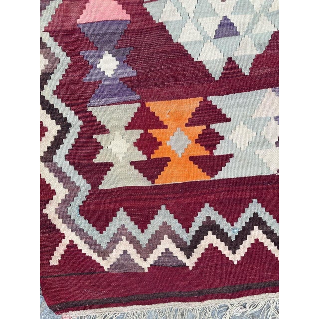Mid-Century Turkish Anatolian Kilim Rug, 1950s For Sale - Image 13 of 18