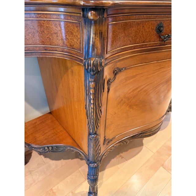 French Country Antique Solid Philippine Narra Wood Sideboard For Sale - Image 3 of 14