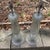Metal Vintage Murano Attributed Art Glass Table Lamps With Polished Nickel Hardware - a Pair For Sale - Image 7 of 12