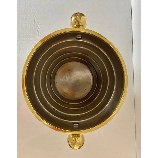 1980s Larry Laslo Art Deco Style Champagne Bucket For Sale - Image 11 of 12
