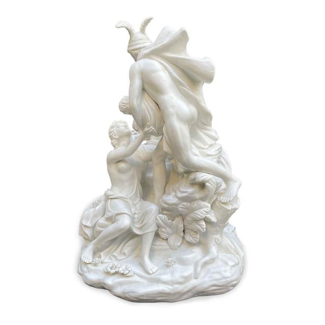 Ceramic Biscuit Porcelain Centerpiece, 1900s For Sale - Image 7 of 11