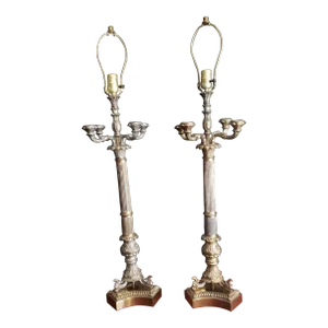 Neoclassical Style Table Lamps - a Pair