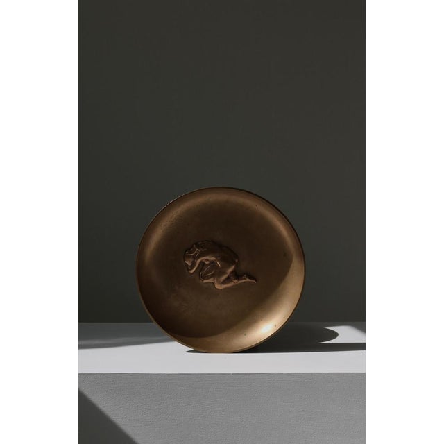 Large Danish Modern Tinos Tray in Patinated Bronze, 1930s For Sale - Image 9 of 14