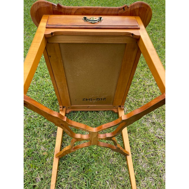 Vintage Sculptural Pine One Drawer Side Tables for Robb and Stucky Interiors, Pair For Sale - Image 9 of 12