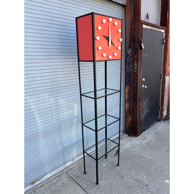 Wood 1950s Frederic Weinberg Grandfather Clock For Sale - Image 7 of 9