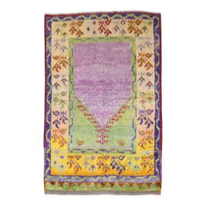 Vintage Zabihi Collection Turkish Prayer Rug