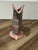 Mid-Century Modern Vintage Royal Haeger Pink and Blue Pastel Ceramic Leaf Vase For Sale - Image 3 of 7