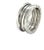 Bvlgari B.zero1 Three Band Ring in 18k White Gold - Size 7.5 For Sale