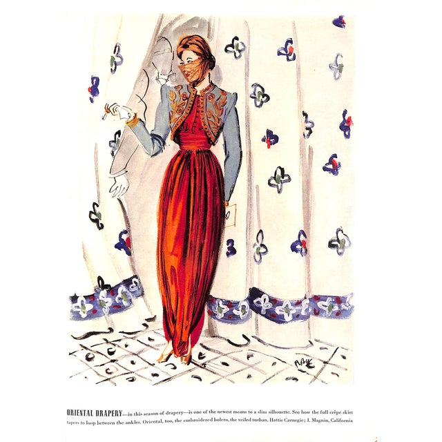 Vogue-Paris Openings-American Fashions September 1939 For Sale - Image 12 of 12