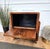 Vintage Italian Art Deco Veneer Burl Wood Dry Bar Cart Cabinet, 1950s For Sale - Image 9 of 10