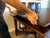 My new movie actor husband and I went shopping for furniture in Los Angeles, and we saw this stunning cherrywood dining...