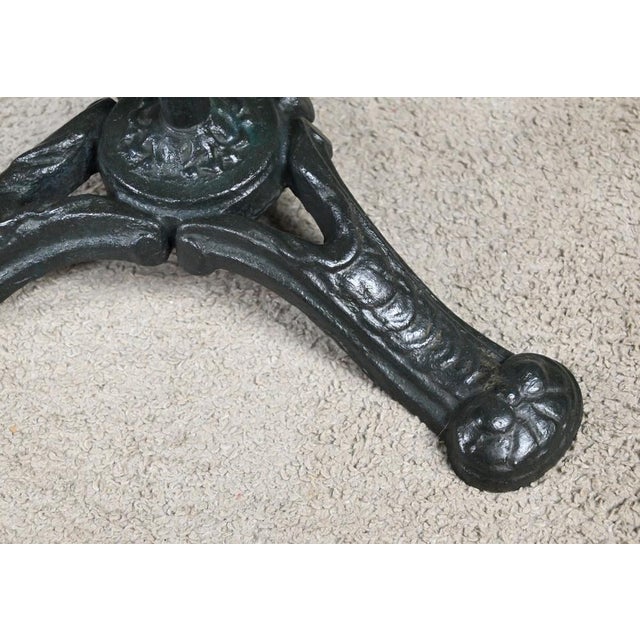 Vintage Marble Bistro Table, 1900 For Sale - Image 13 of 15