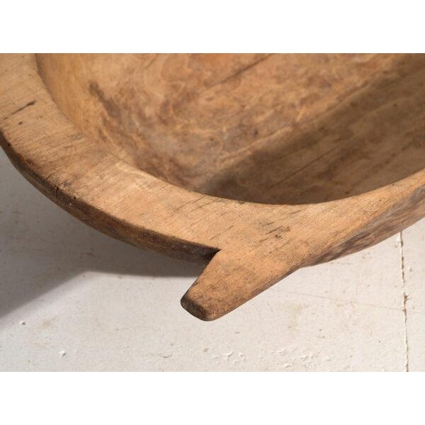 Antique Primitive Wooden Bowl For Sale - Image 5 of 11