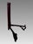 Large Ornate Folding Chinese Expresso Brown Rosewood Plate, Charger, Display Stand For Sale - Image 4 of 5