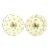 Pair of Large English Creamware Chinoiserie Dishes, Circa 1780 For Sale