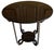 Art Deco Art Deco Edgar Brandt Style Wrought Iron Black Marble Tulip Side Table - 1 of 2 For Sale - Image 3 of 5