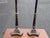 Black Vintage Late 20th Century Baroque Style Resin Table Lamps - A Pair For Sale - Image 8 of 9