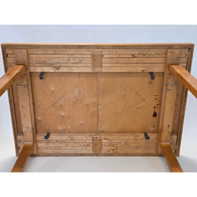 Model 92 Extendable Table by Alvar Aalto for Artek, Finland, 1940s For Sale - Image 13 of 18