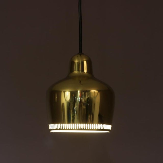 Vintage Hanging Lamp by Alvar Aalto for Louis Poulsen, 1950s For Sale - Image 5 of 8