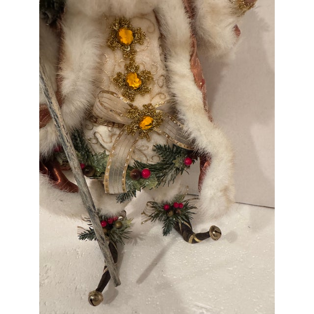 Traditional Vintage Mark Robert’s “Aspen Woods” Large Christmas Fairy For Sale - Image 3 of 10