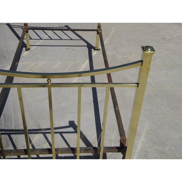 Antique Bed in Gilt Brass, 1890s For Sale - Image 14 of 18