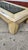 1970s Vintage Distressed Leather Coffee Table For Sale - Image 5 of 12