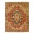 Pasargad DC Rust Fine Hand Knotted Persian Serapi Design Rug For Sale