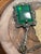 Art Deco 1920s Art Deco Silver Chrysoprase Marcasite Necklace For Sale - Image 3 of 9
