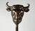 Victorian Antique Silver Plate Bovine Skewer: French Figural Food Ornament For Sale - Image 3 of 10