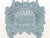 Victorian Style Blue Painted Cast Iron Side Chair For Sale - Image 4 of 7